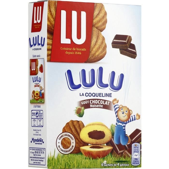 Lu Coqueline Chocolate 165g